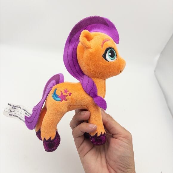 Lot Of 2 My Little Pony A New Generation 7” Sunny Starscout + Izzy Moonbow Plush - Picture 6 of 8
